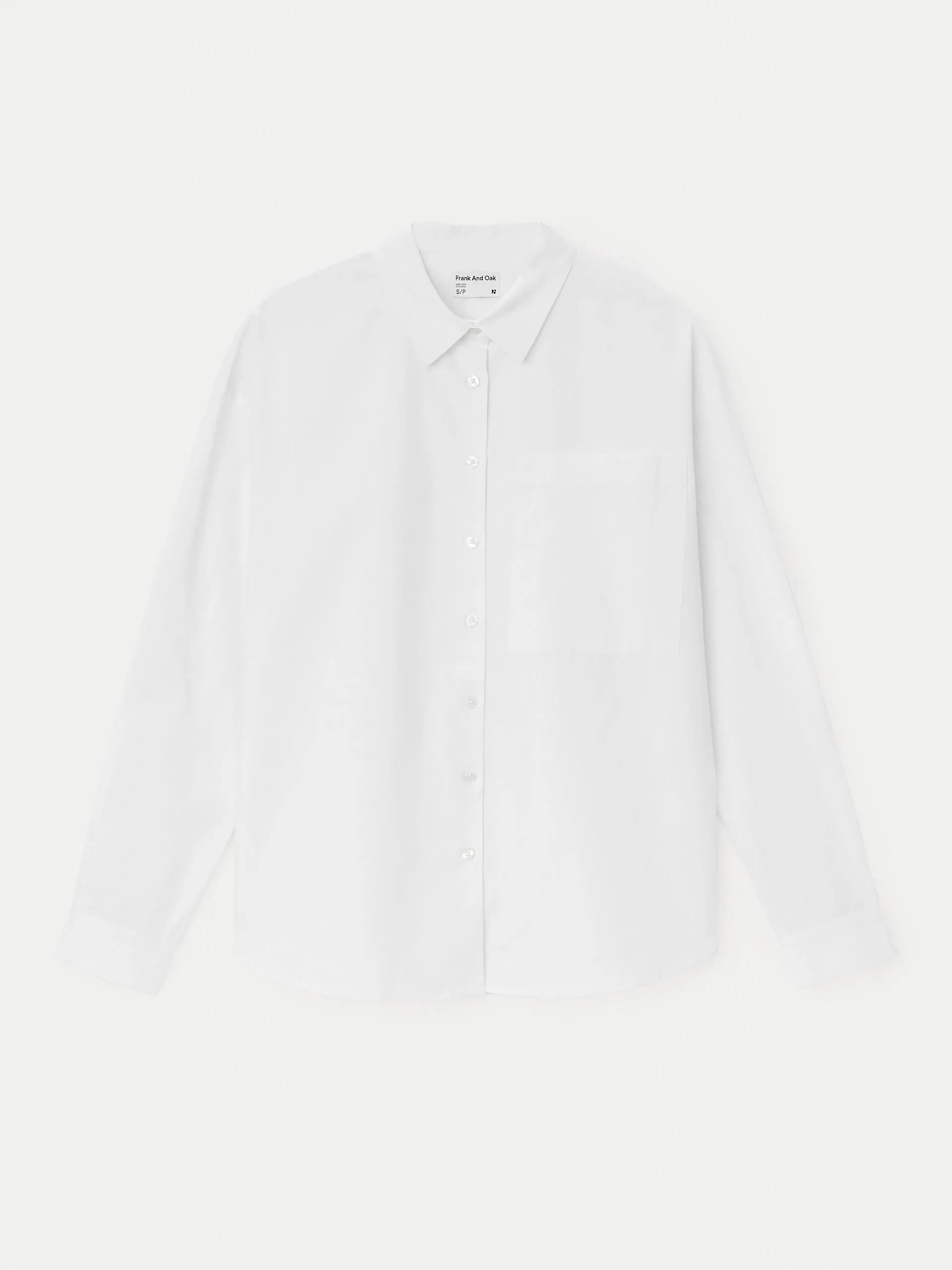 The Loose Kapok Shirt in Bright White