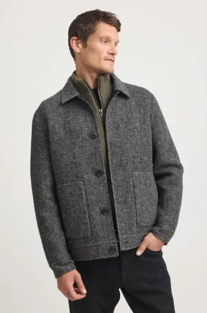 TOORALLIE HERRINGBONE JACKET