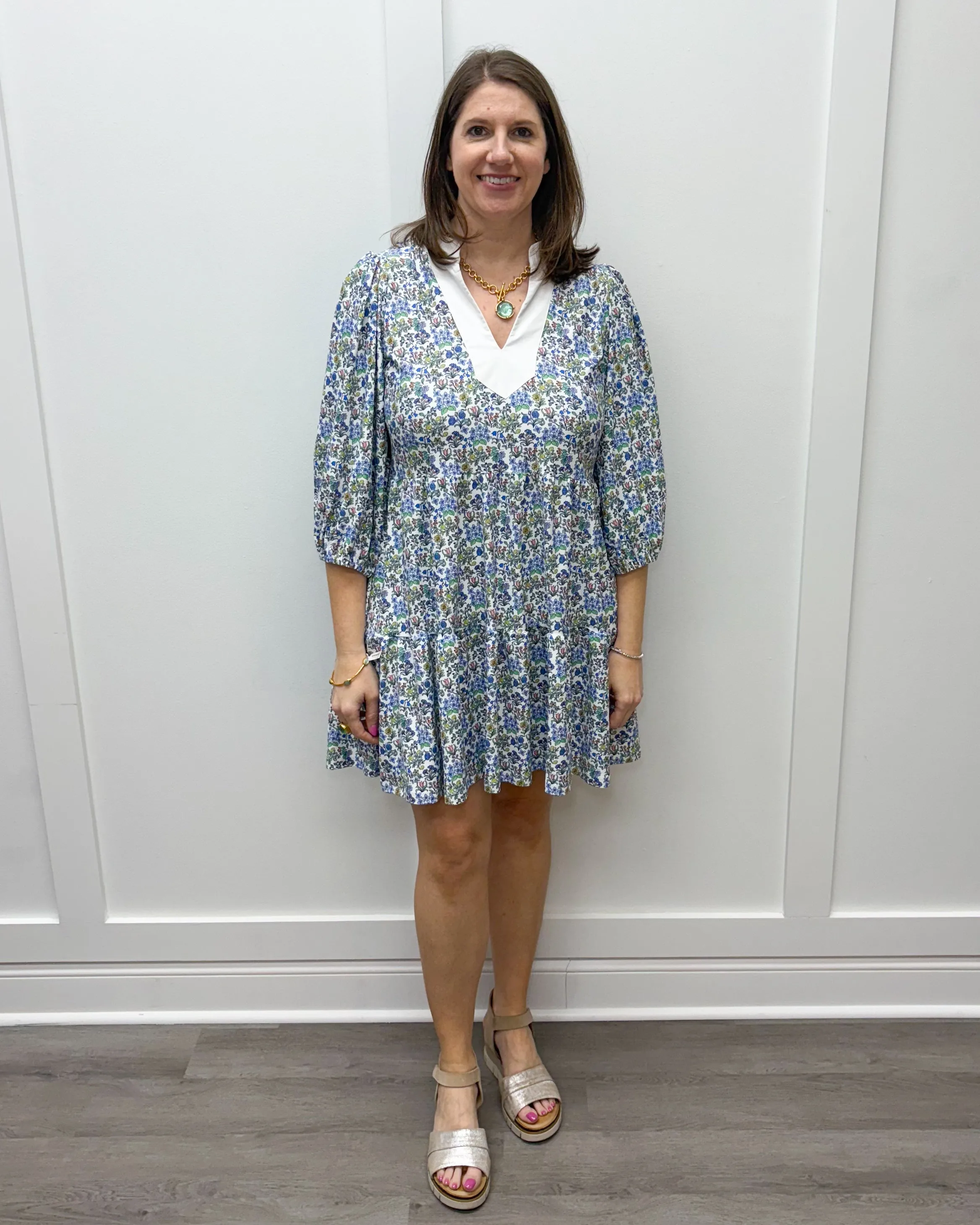 Tory Dress - Spring Sprig