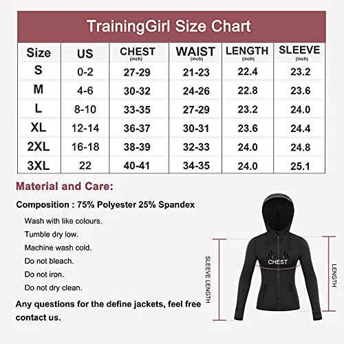 TrainingGirl Yoga Track Hoodie