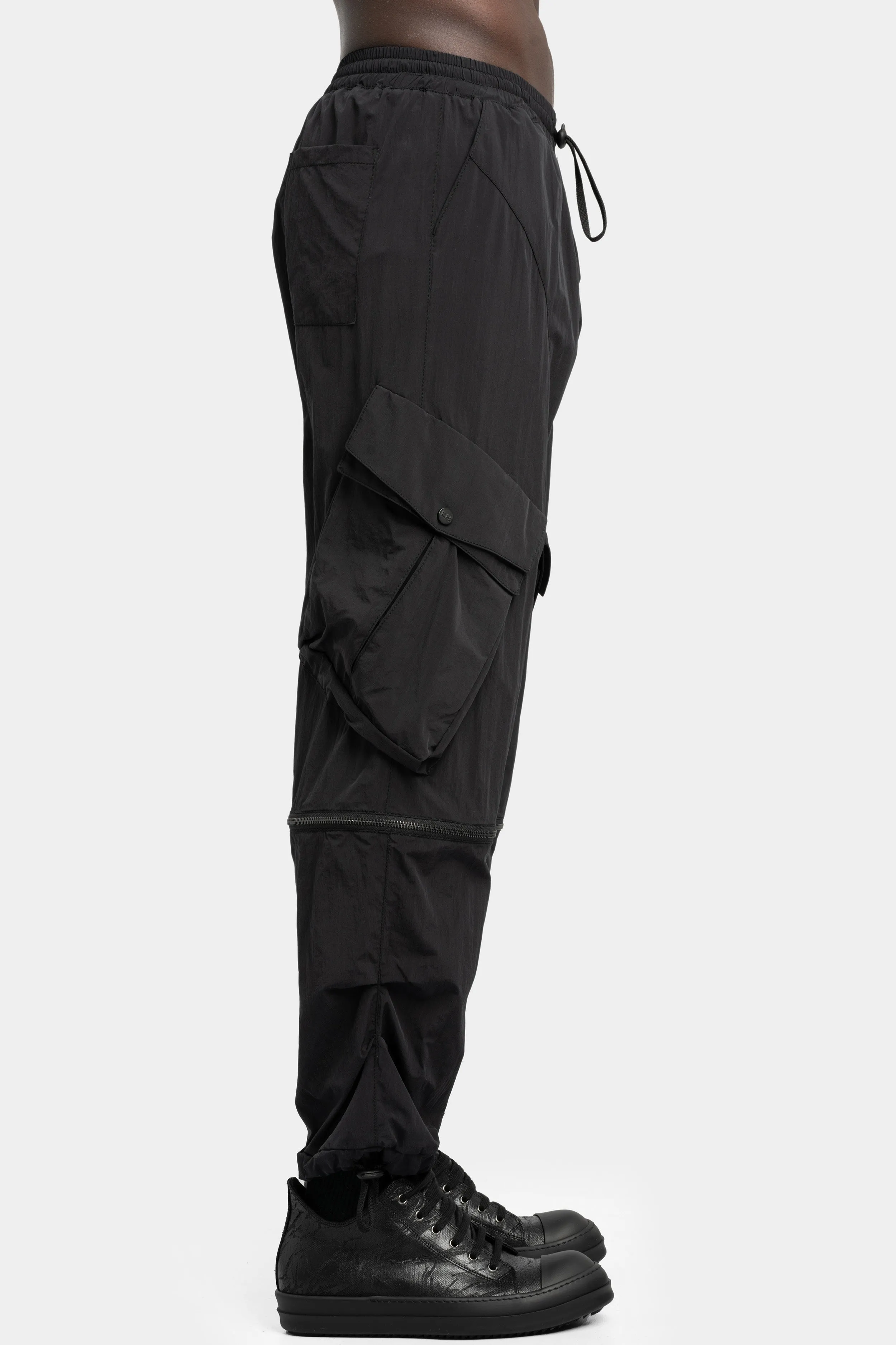 Transformable lightweight nylon cargo pants
