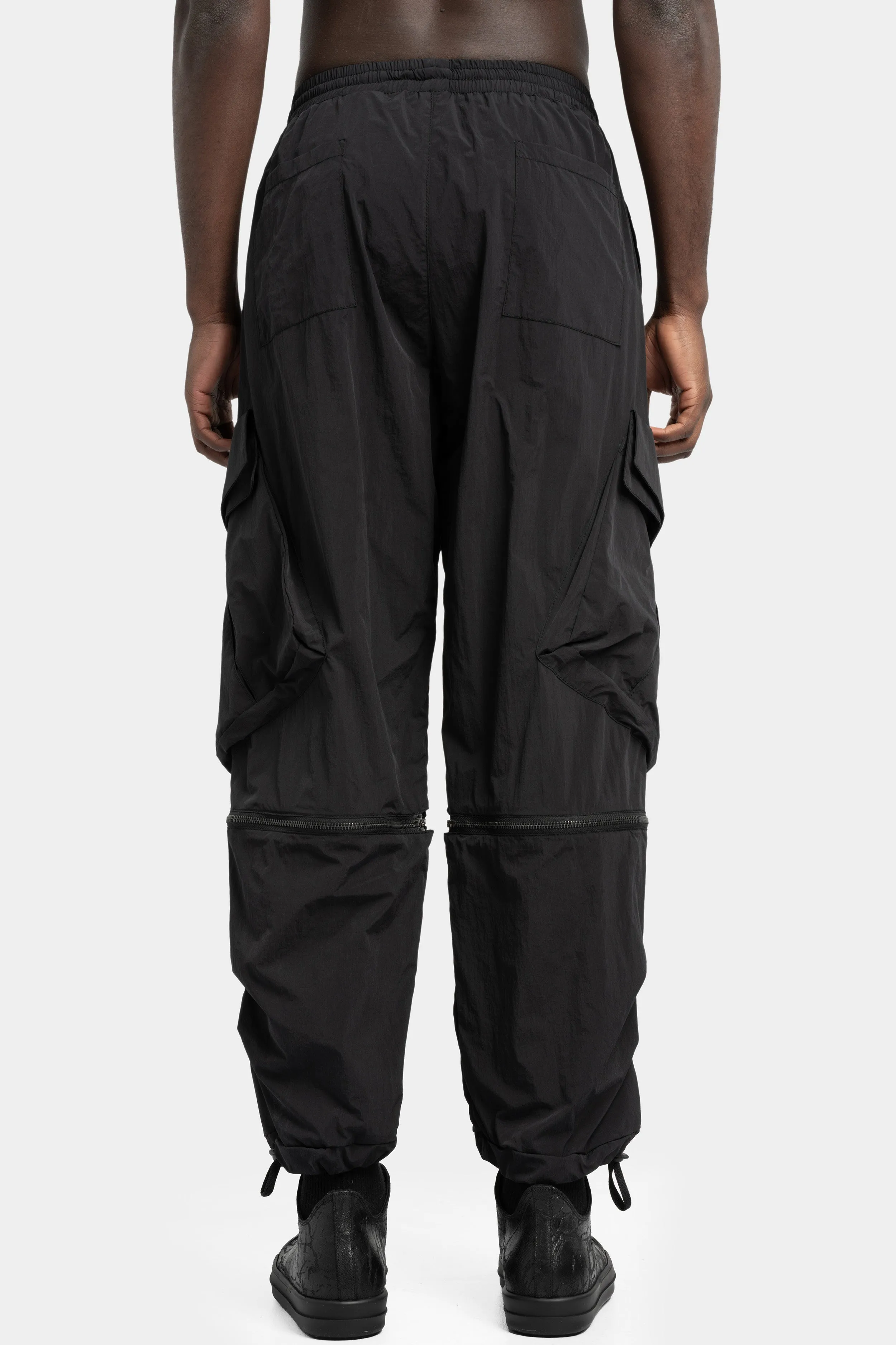 Transformable lightweight nylon cargo pants