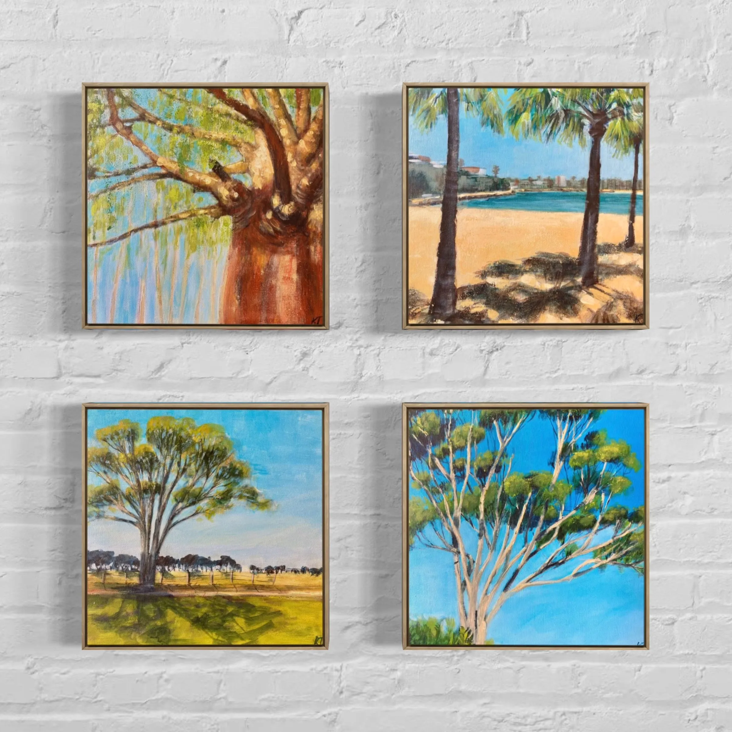 Tree Tops (33x33cm) Katie Thomas
