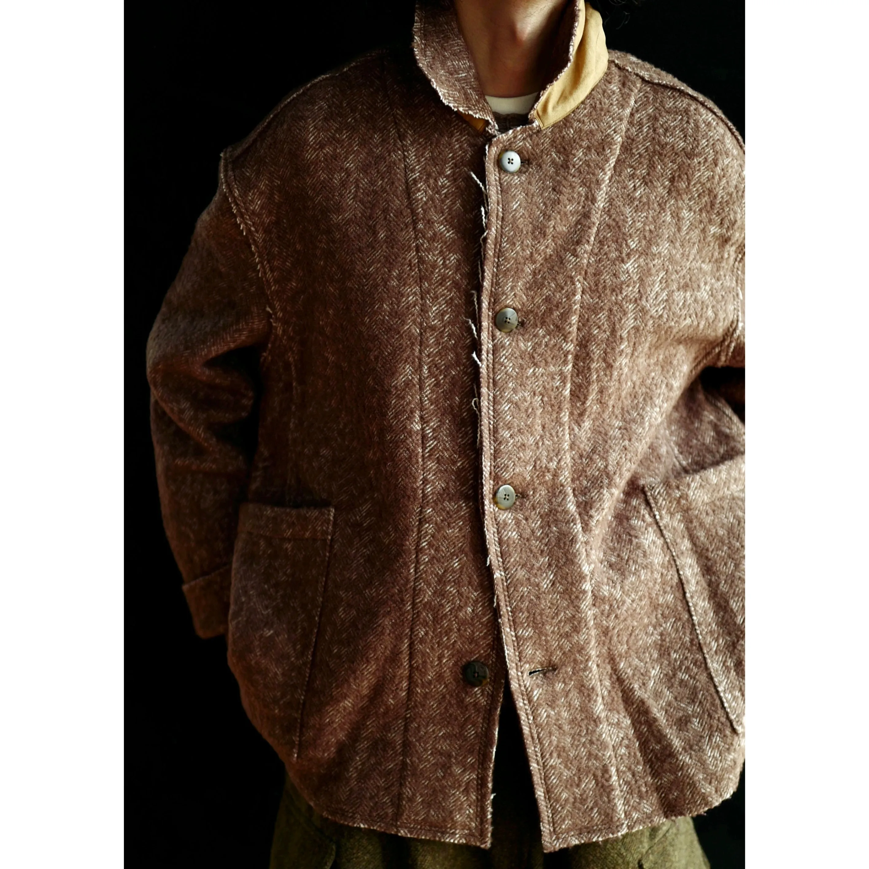 Tweed Herringbone Jacket