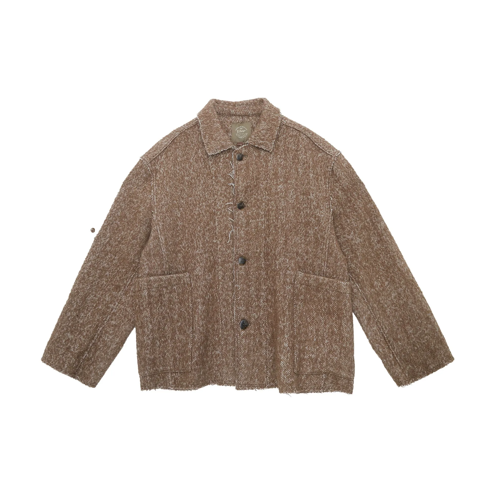 Tweed Herringbone Jacket
