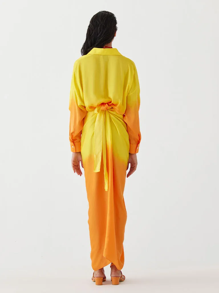 Twilight Shirt Draped Dress