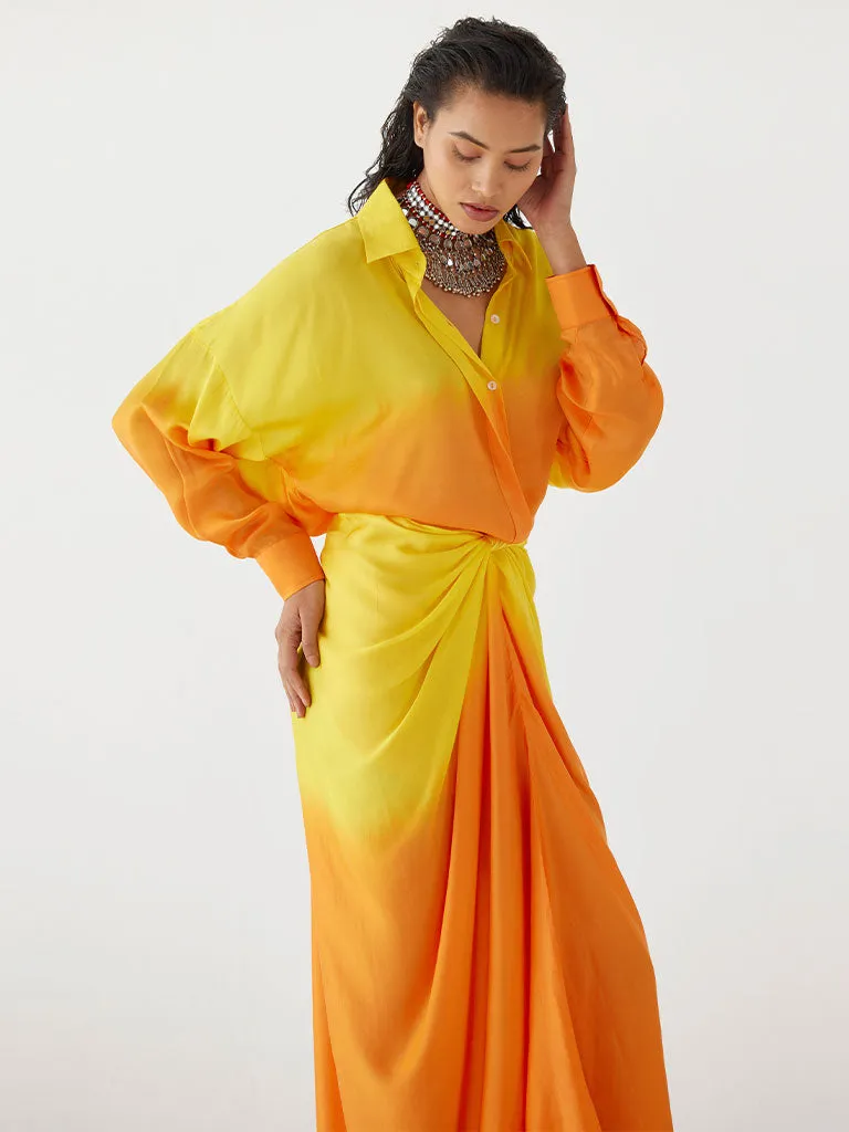 Twilight Shirt Draped Dress
