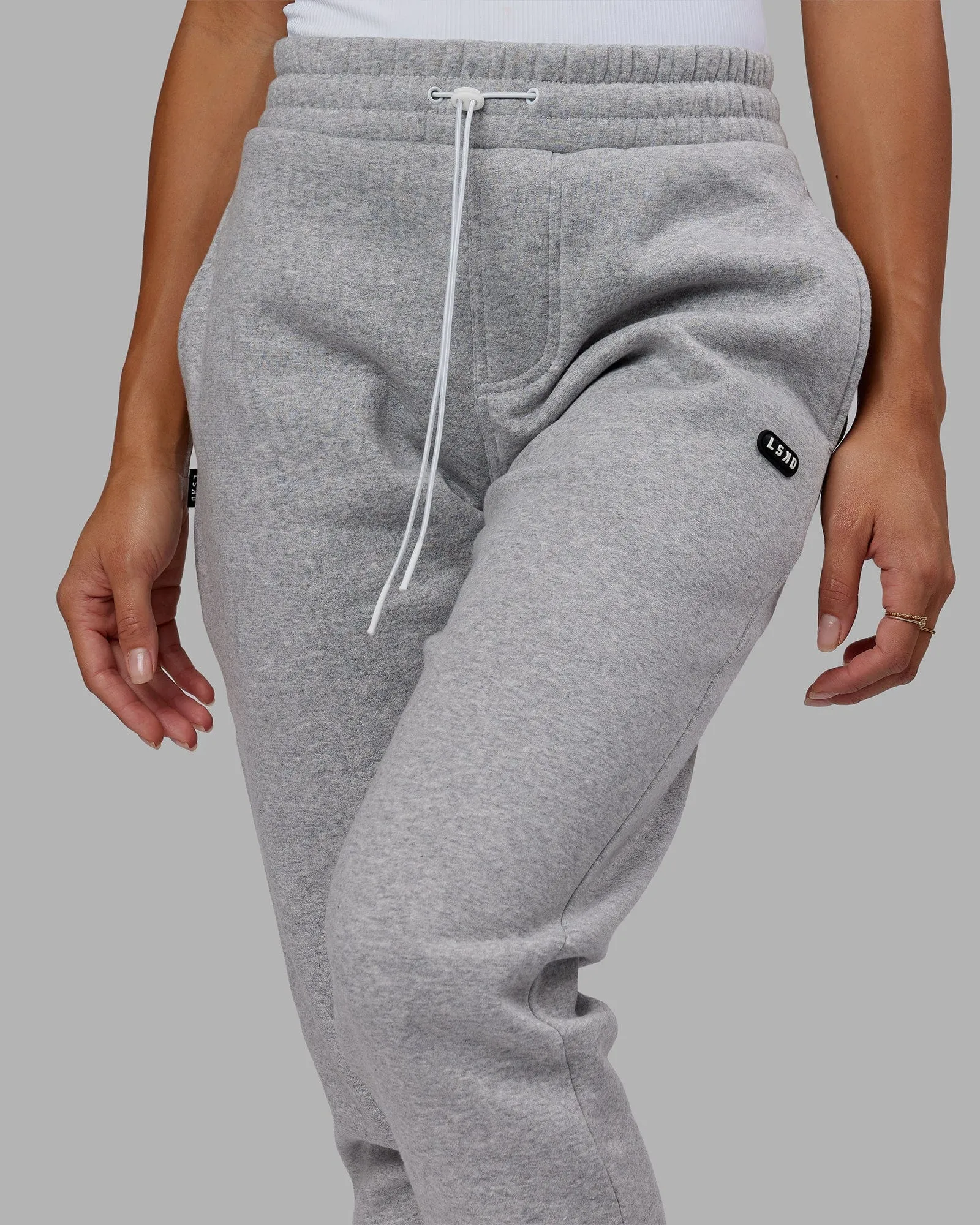 Unisex Capsule Track Pants - Lt Grey Marl
