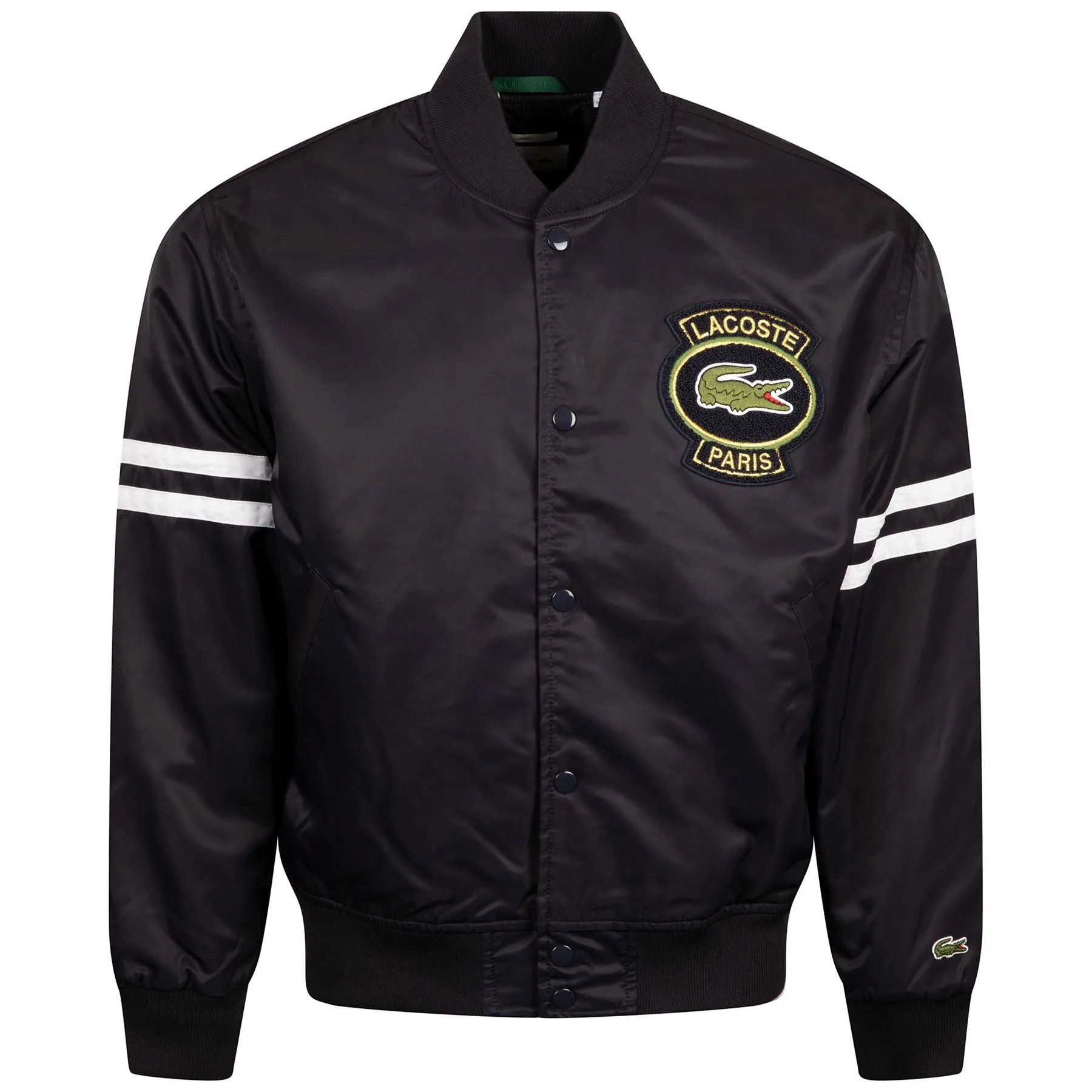 Unisex Padded Waterproof Archive Badge Bomber Jacket Navy Blue