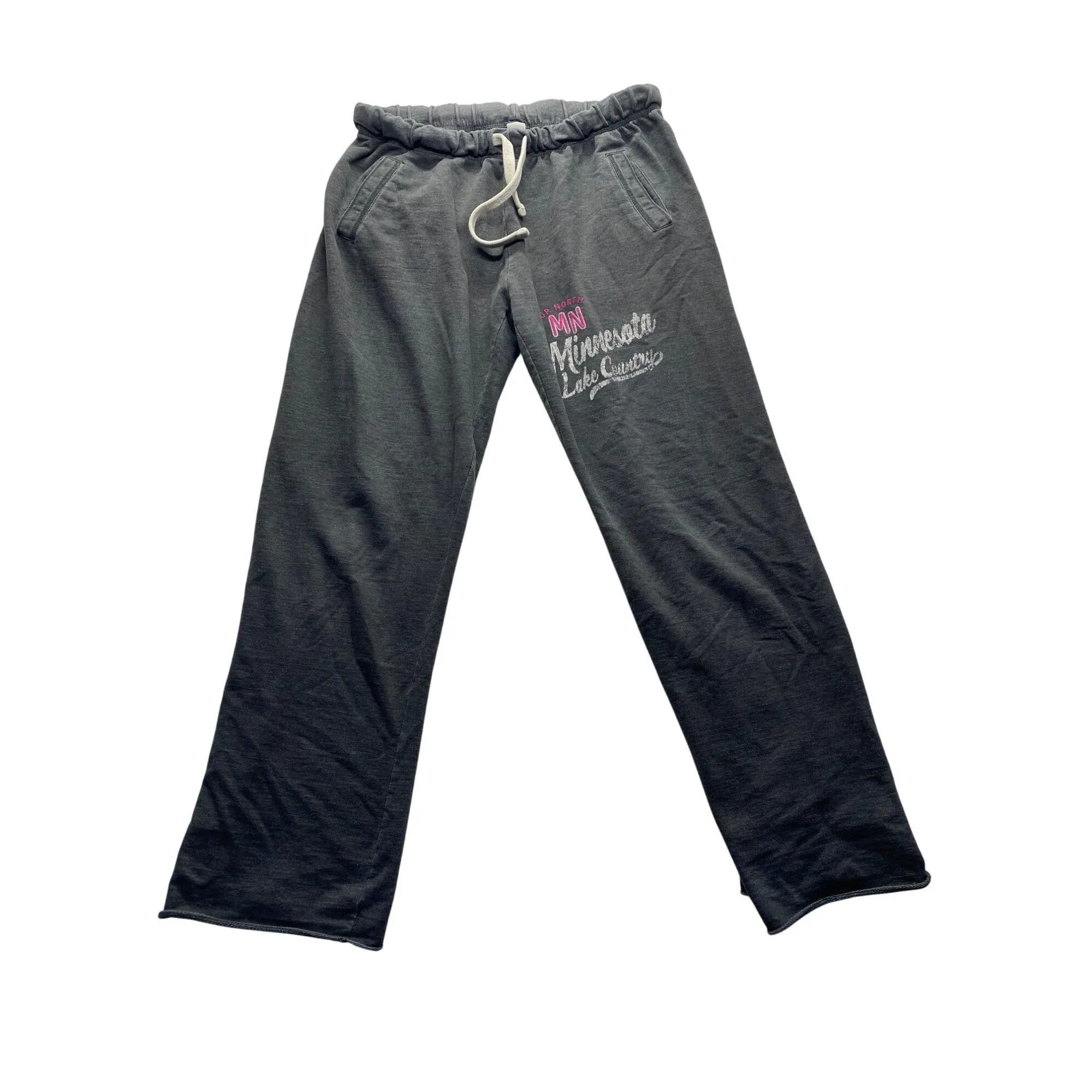 Up North MN Minnesota Lake Country Womens Sweatpants  By New Agenda #7205