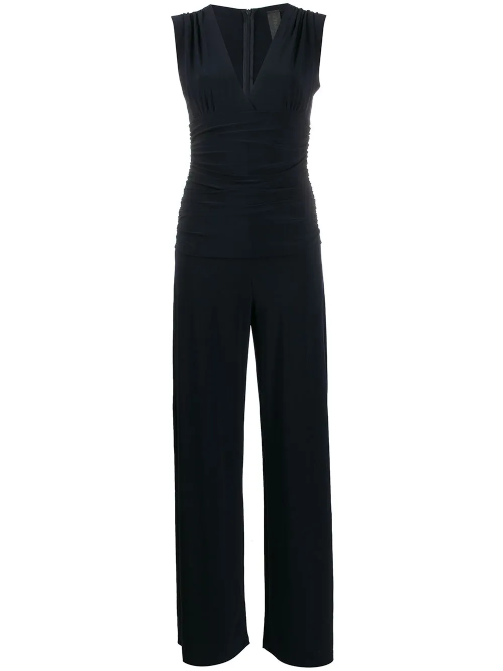 V neck sleeveless jumpsuit