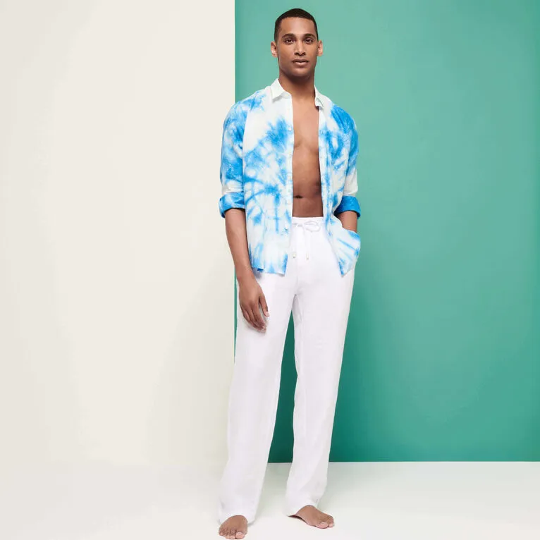 VILEBREQUIN Men Linen Pants Solid