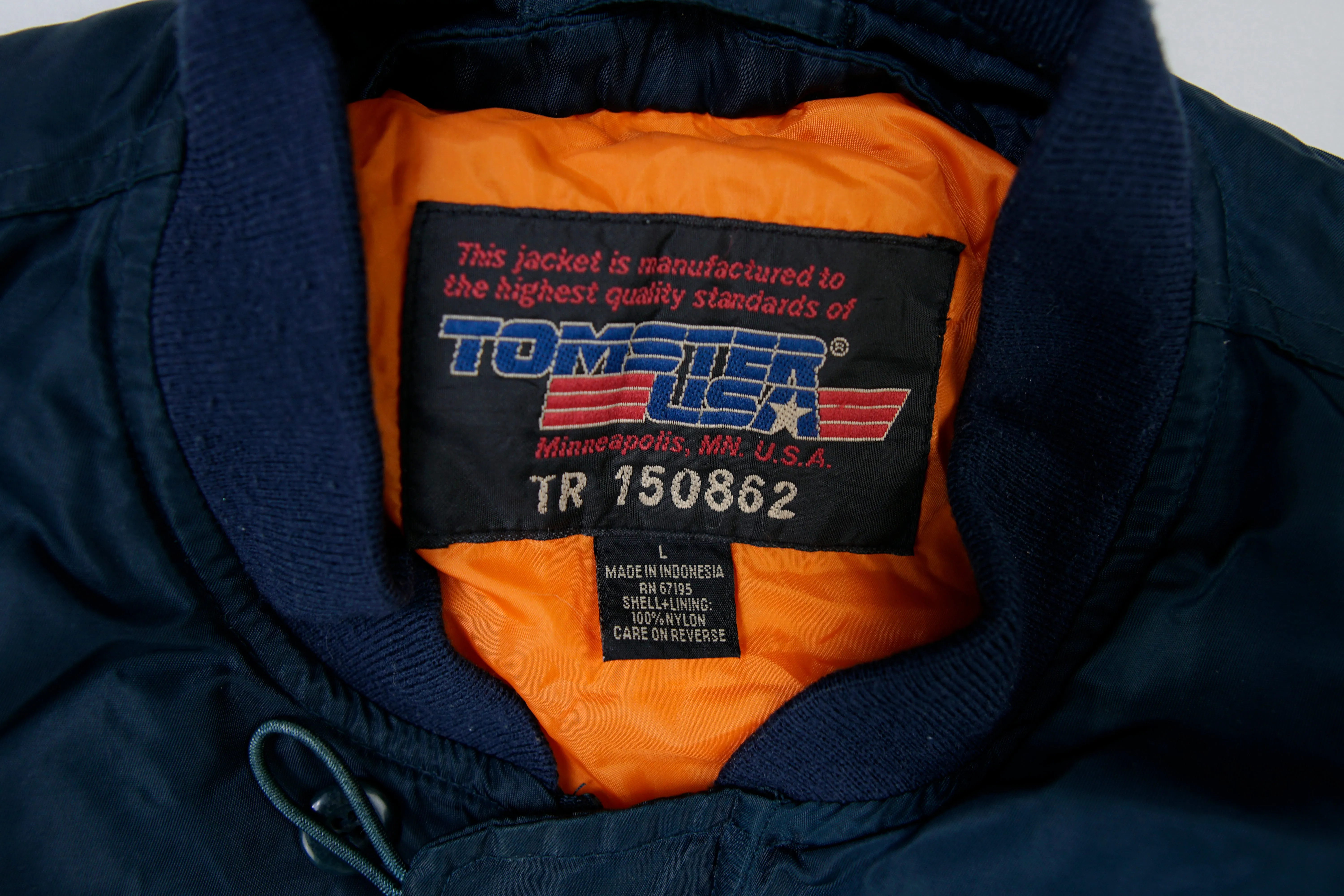 Vintage Tomster USA Bomber Jacket | L