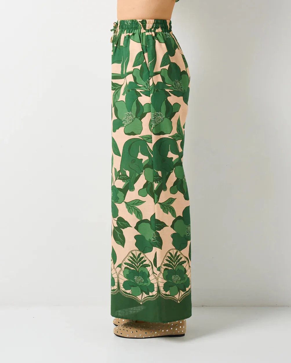 Walnut Melbourne - Vermont Pant - Jaguar jungle