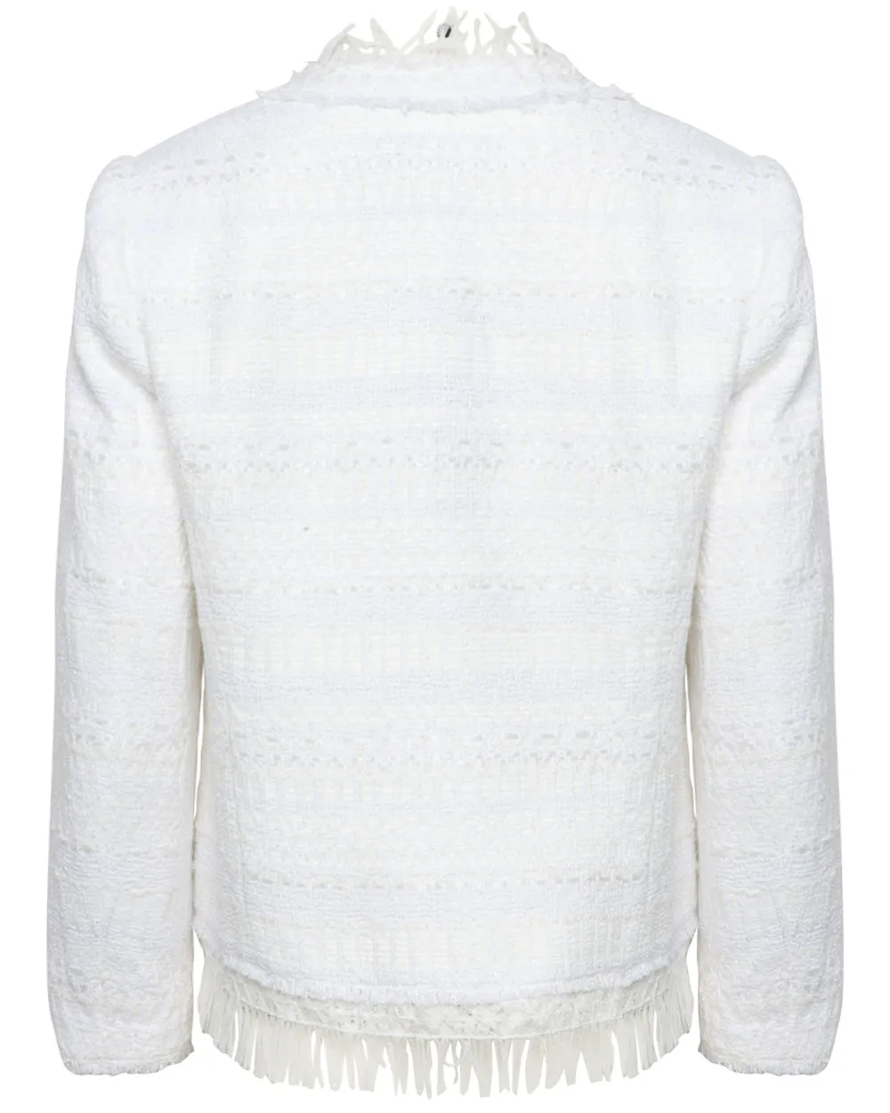 White Tweed Harper Jacket