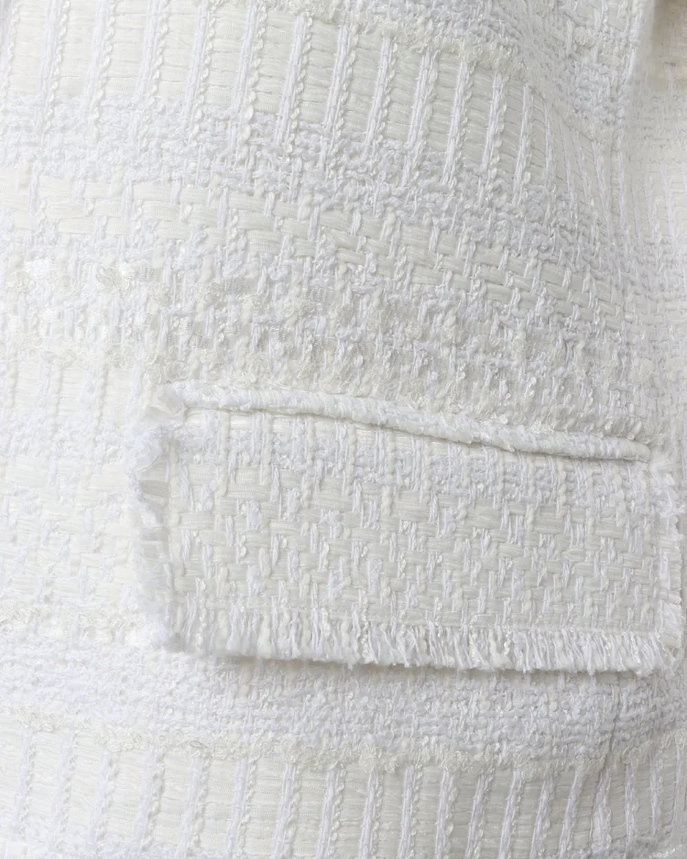White Tweed Harper Jacket