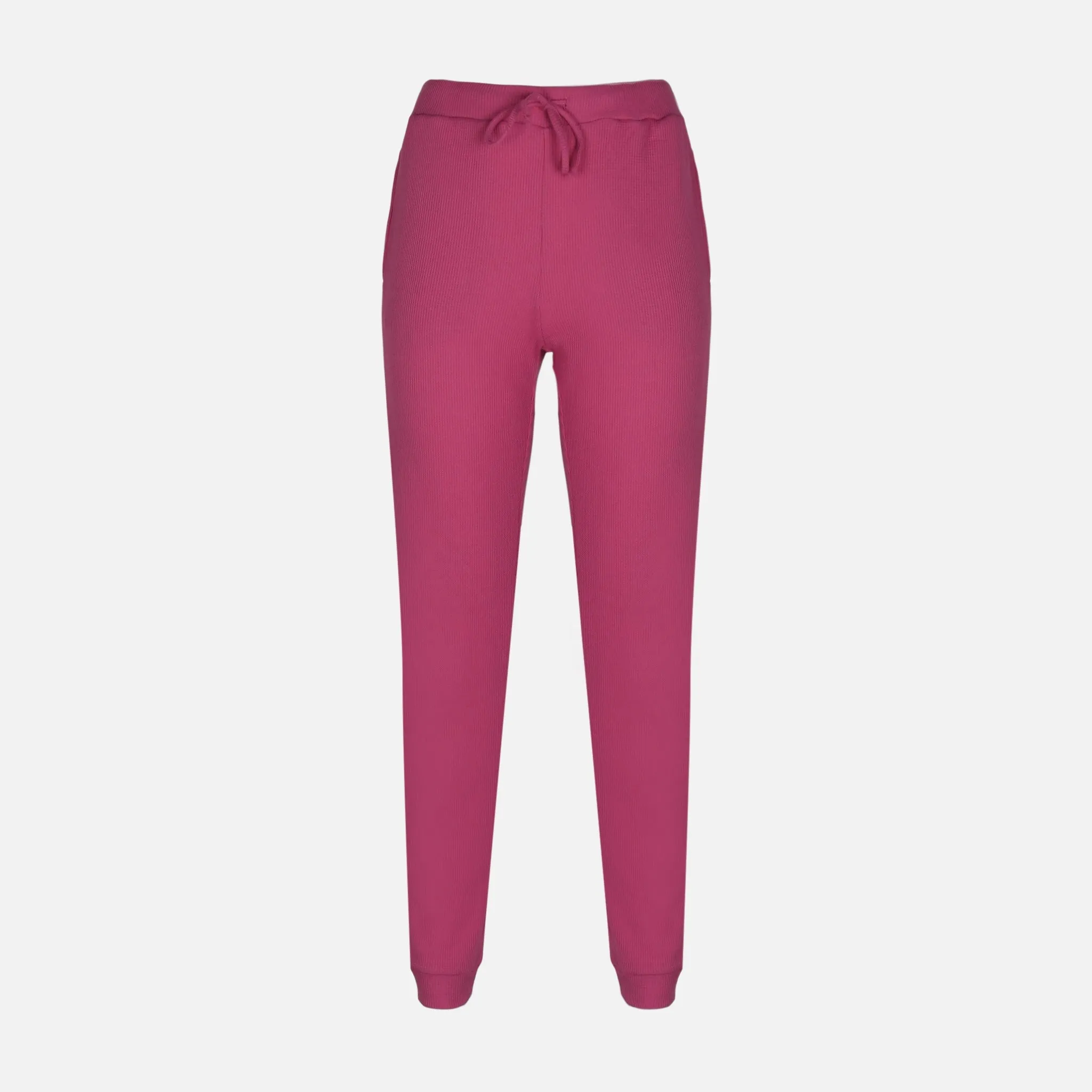 WOMEN WAFFLE TANK PANTS