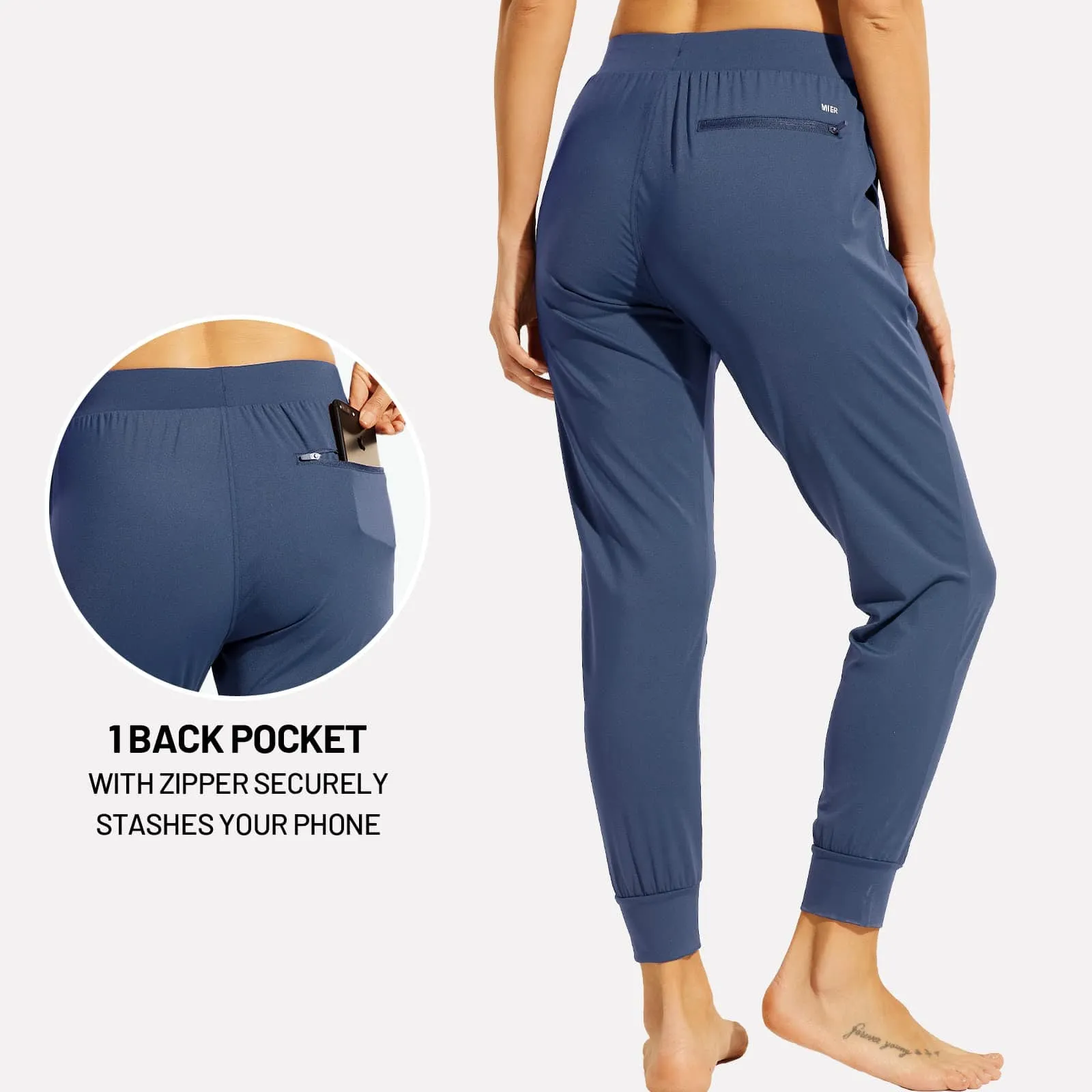 Women's Joggers with Pockets Lightweight Athletic Sweatpants