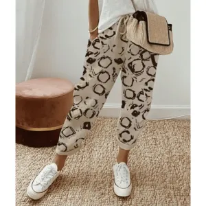 Women's Low Waist Summer Beach Pants | Cropped