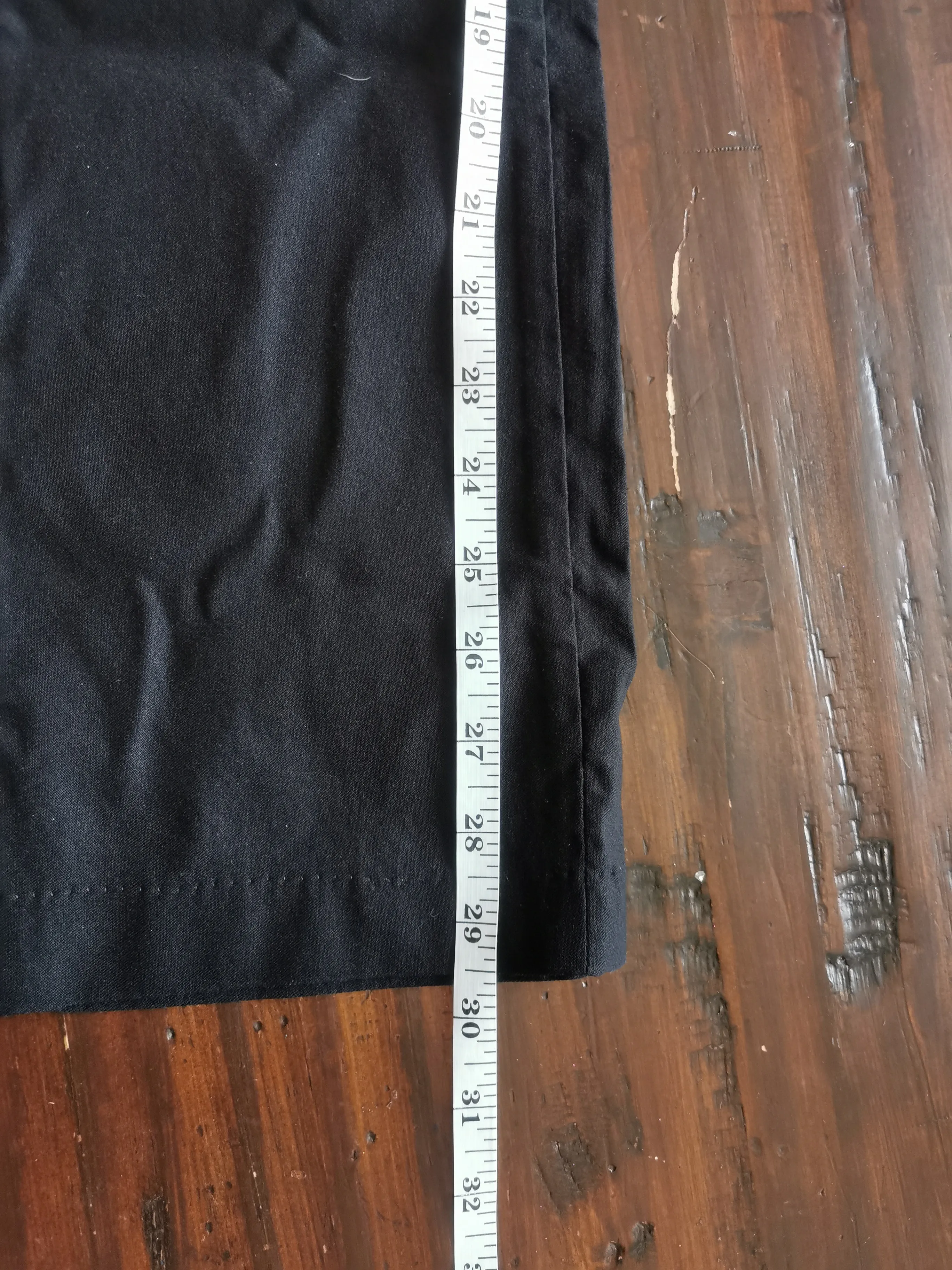 WOMENS SIZE MEDIUM / LARGE - MINI MATERNITY, Black Dress Pants, Full Belly Panel EUC B5