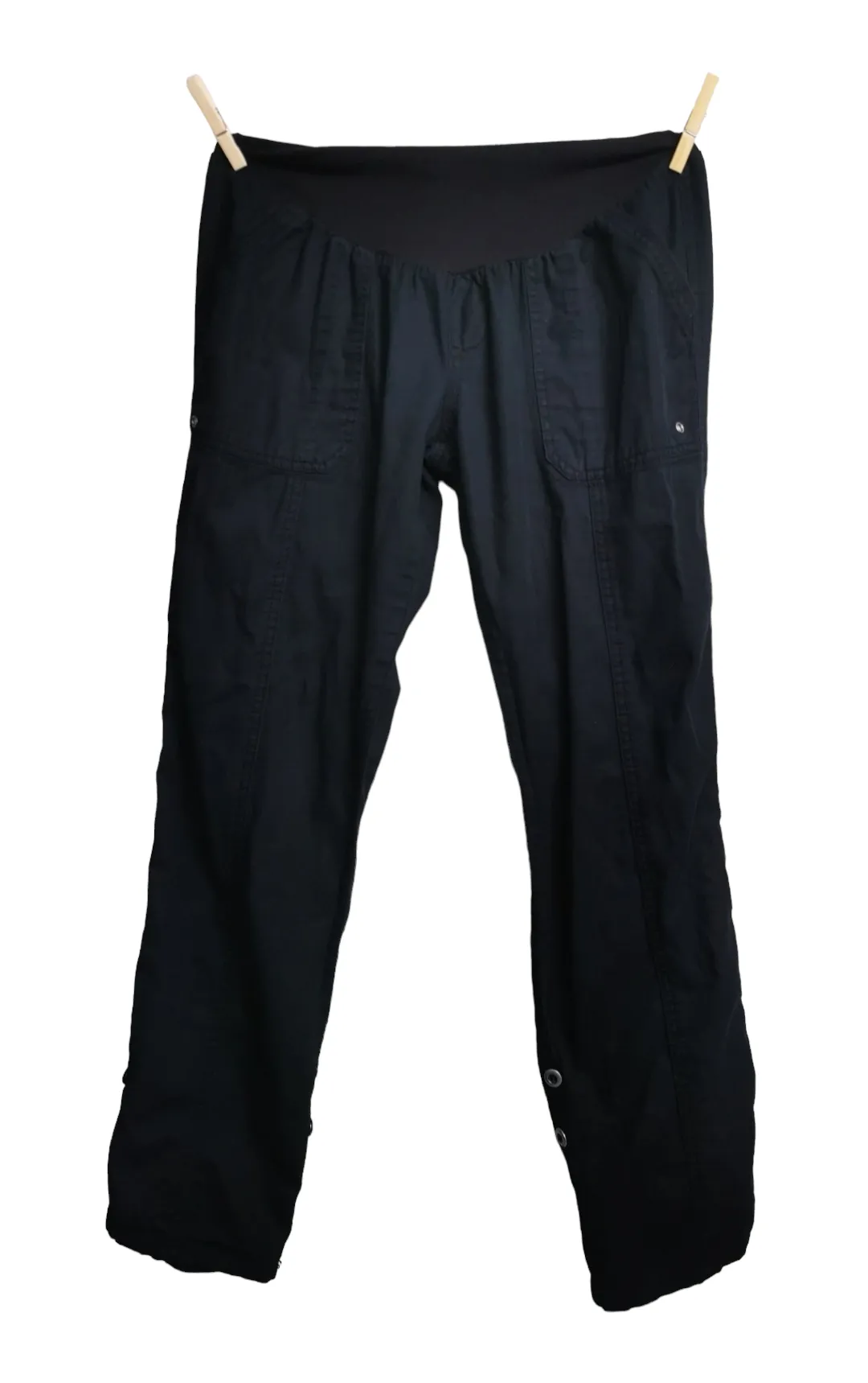 WOMENS SIZE MEDIUM - MOTHERHOOD MATERNITY, Super Soft Pants, Full Belly Panel VGUC B5
