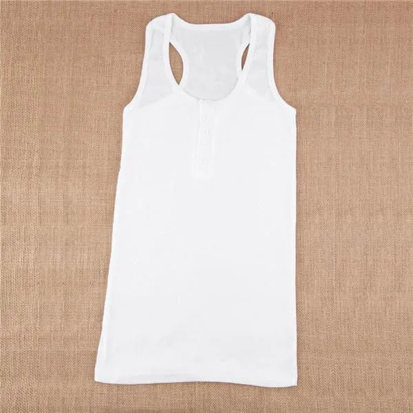 women's tanks cotton knitted tank top women fashion sexy tops female top white black vest