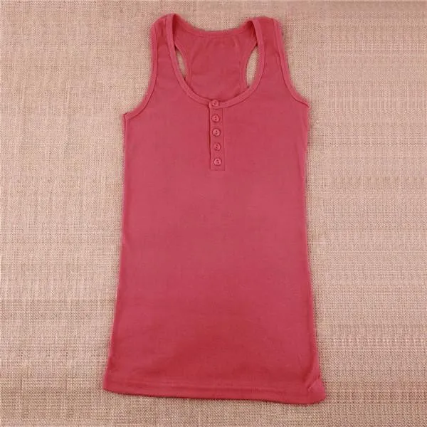 women's tanks cotton knitted tank top women fashion sexy tops female top white black vest