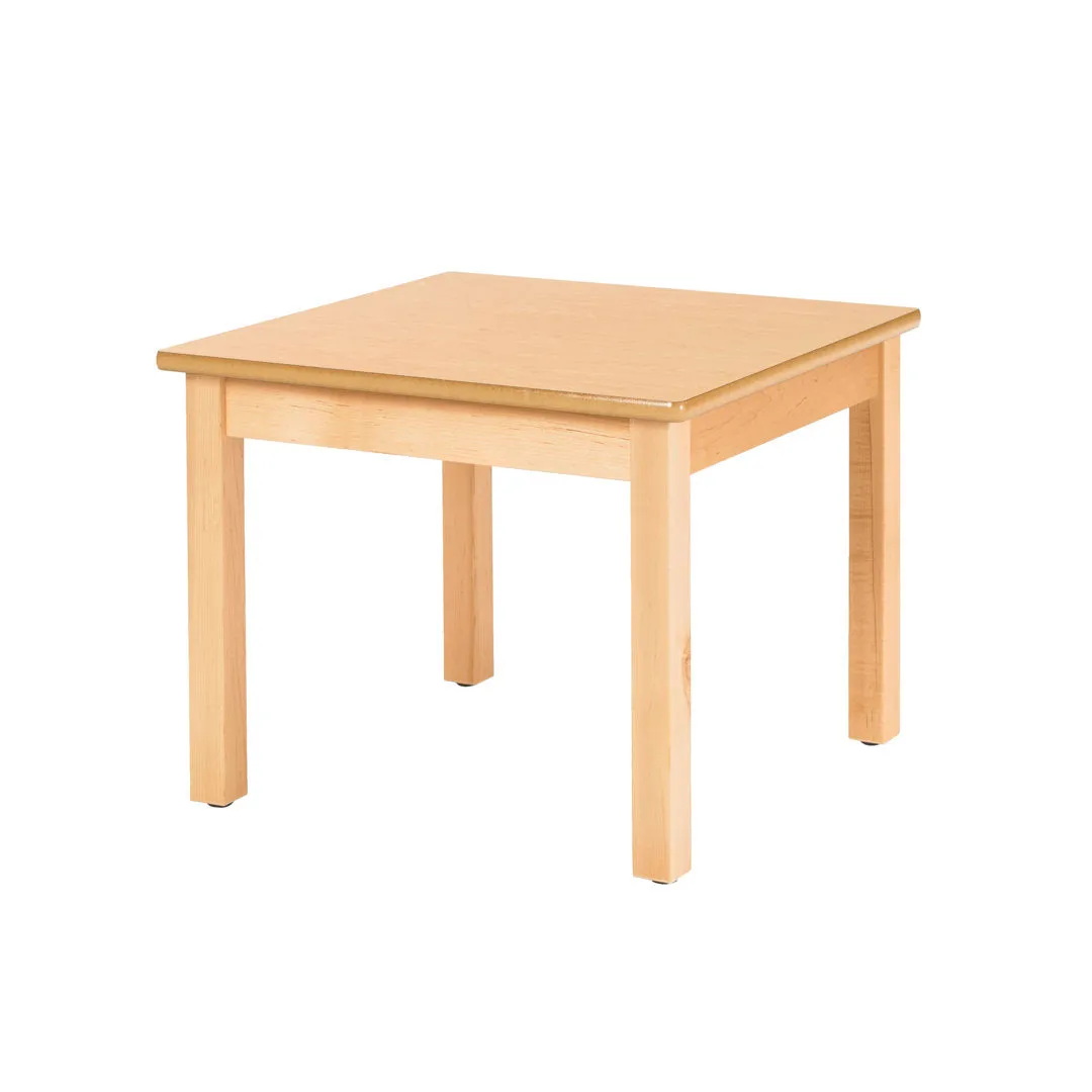 Wood Square Writing Table Childcraft Size: 28" H x 30" L x 30" W