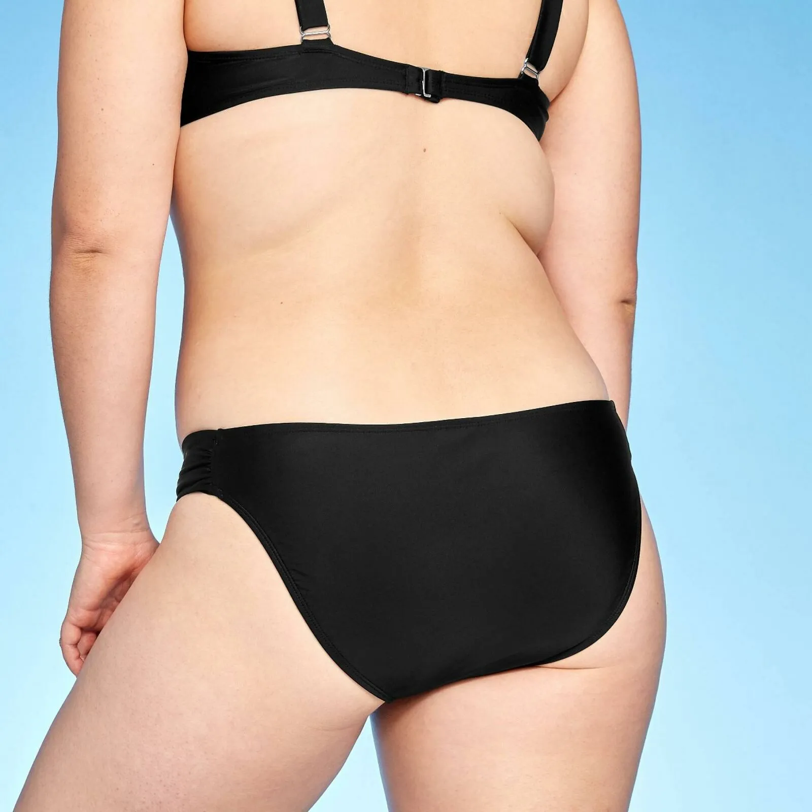 Xhilaration Women's Ruched Tab Hipster Bikini Bottom