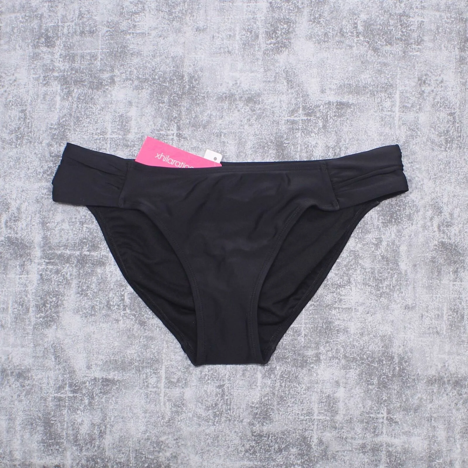 Xhilaration Women's Ruched Tab Hipster Bikini Bottom