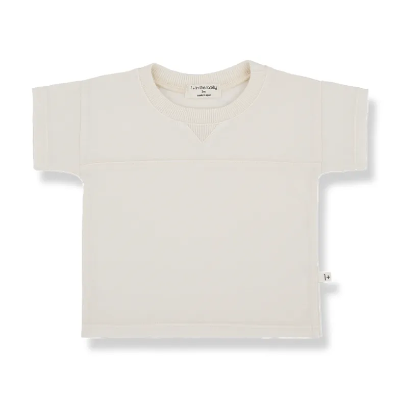XIMO knit s.sleeve t-shirt - off-white