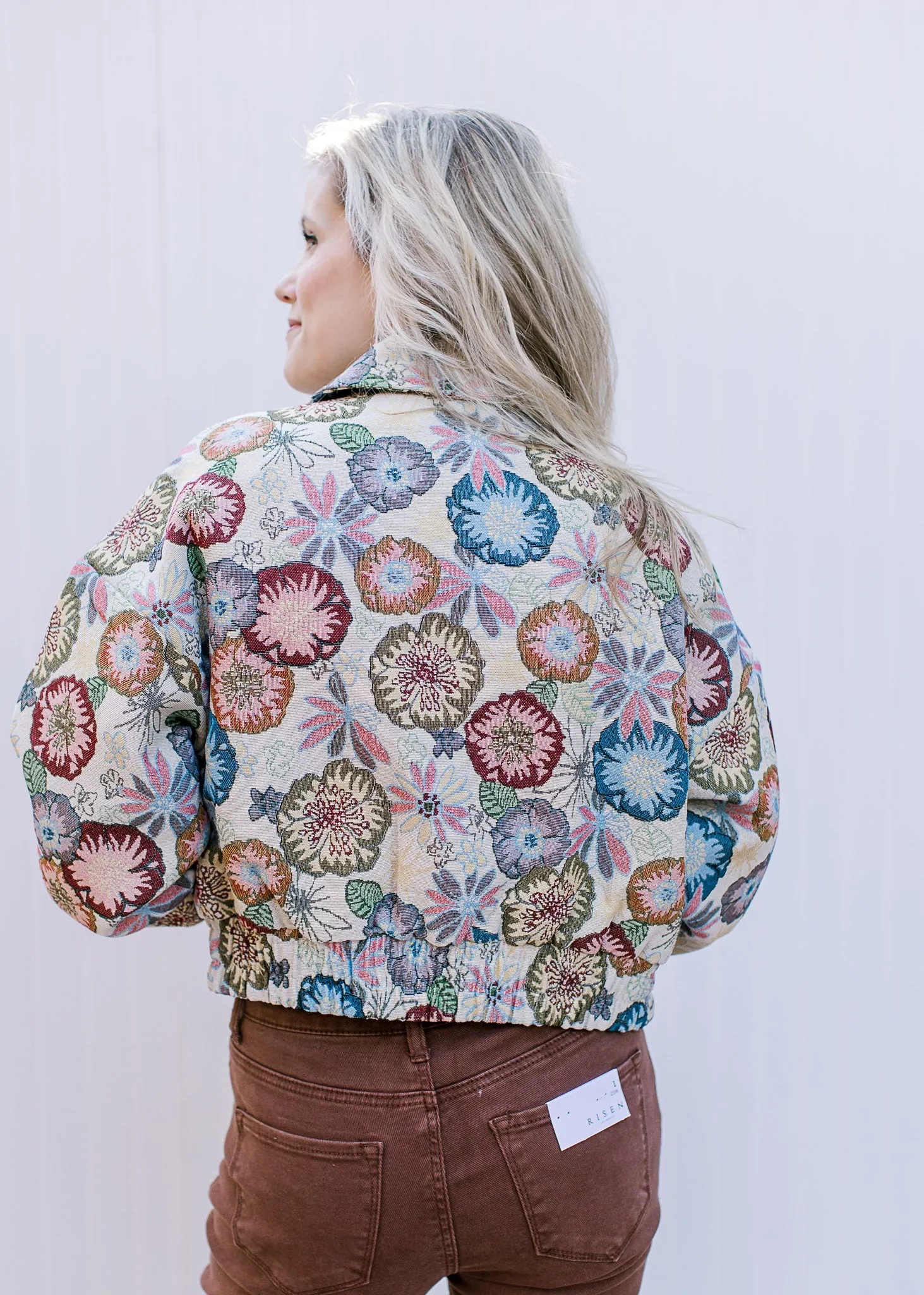 XZ Flower Power Cropped Jacket