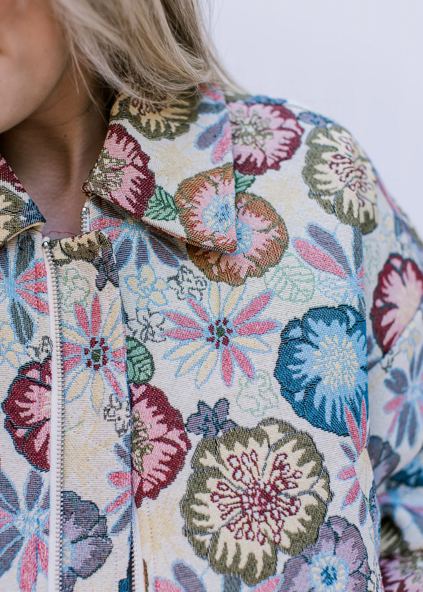 XZ Flower Power Cropped Jacket
