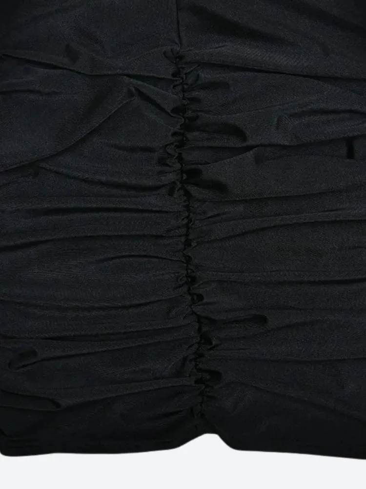 Y2K Draped Mini Dress