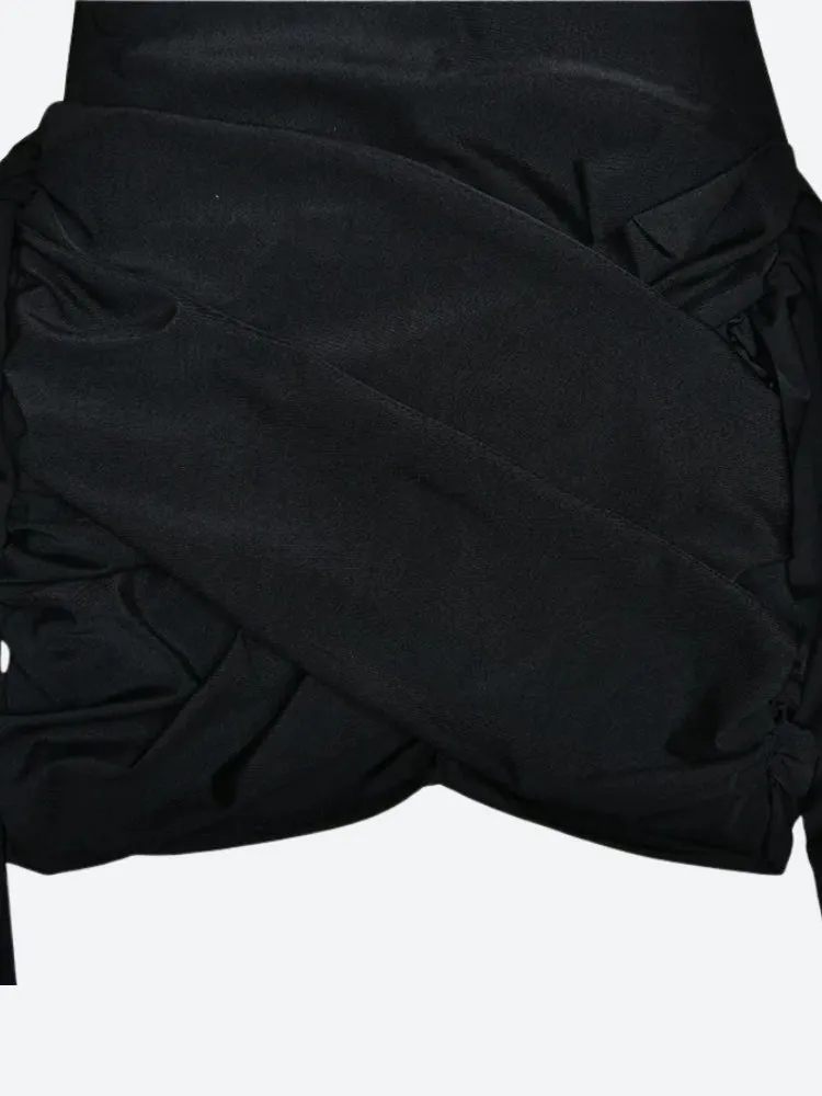Y2K Draped Mini Dress