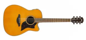 Yamaha A1R VN 6-String RH Electric Acoustic Guitar in Vintage Natural