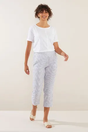 Yarra Trail Stripe Linen Pant Yt23s8786