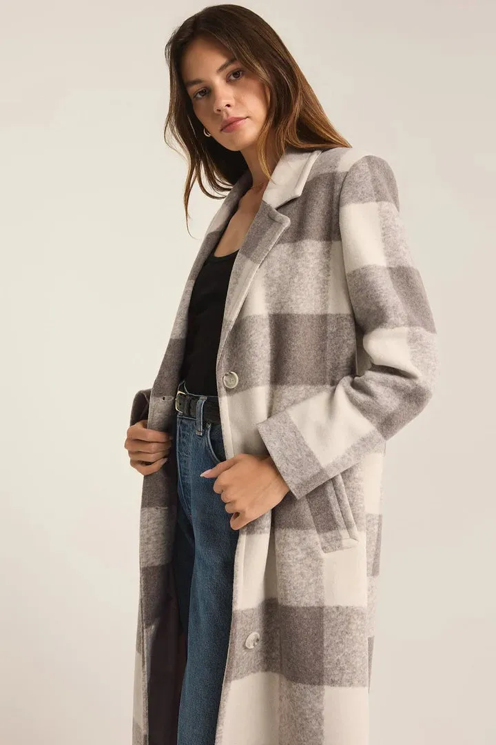 Z Supply Conway Buffalo Plaid Coat