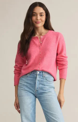 Z Supply Medina Cardigan Disco Pink