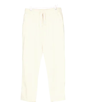 ZARA Beige Linen Trousers UK L