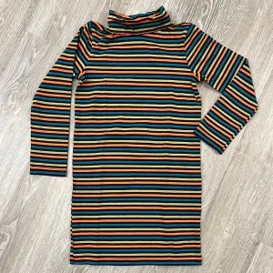 ZaZa Couture Stripe Tunic Dress - Orange