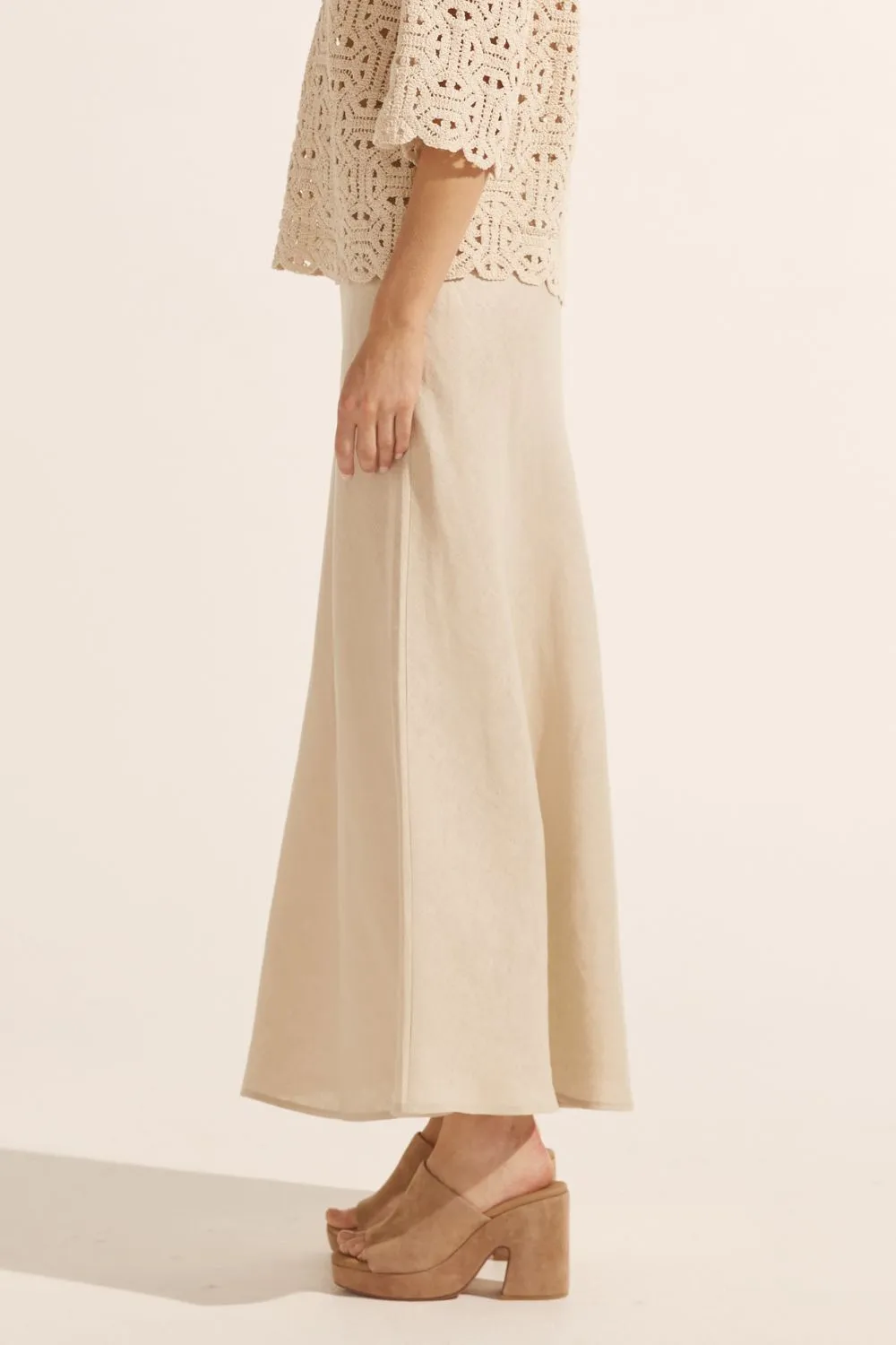 Zoe Kratzmann - Blend Skirt - Pebble