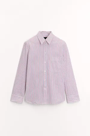 ZW Collection striped poplin shirt